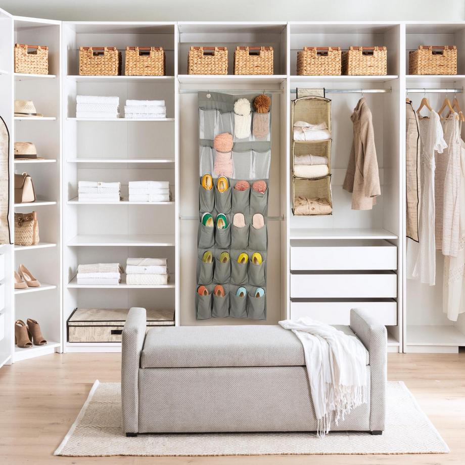 B2X Schuhaufbewahrung 24 Fächer zum Aufhängen  