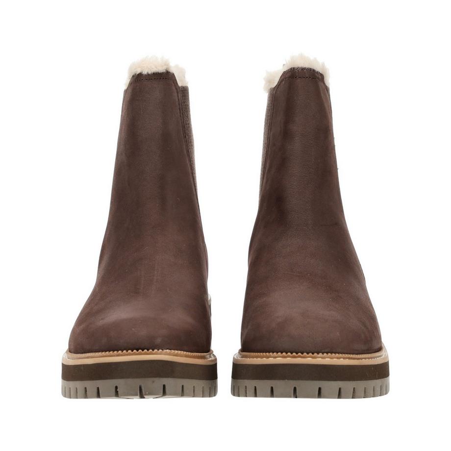TOMS Stivaletto Chelsea con fodera in pelliccia sintetica  