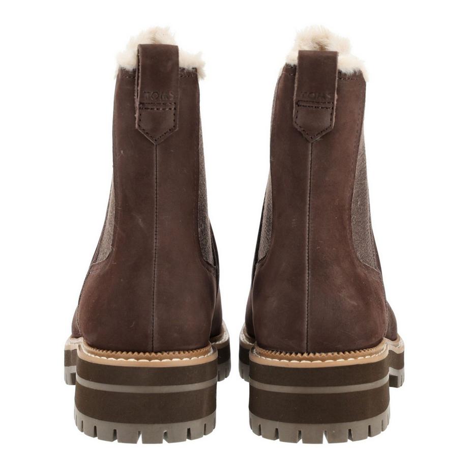 TOMS Stivaletto Chelsea con fodera in pelliccia sintetica  