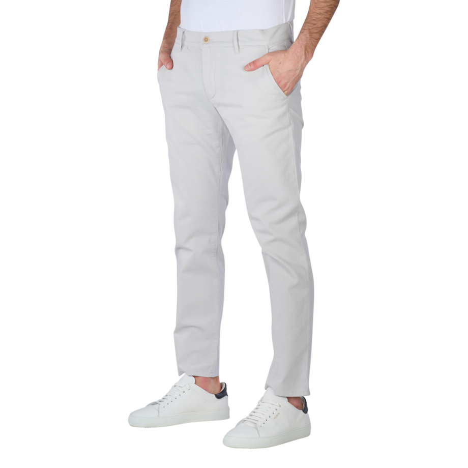 Alberto Lou Chino Two Tone Structure Regular Fit Pantalon  