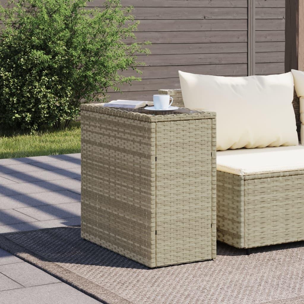 VidaXL Garten beistelltisch poly-rattan  