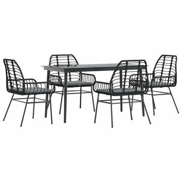 Garten essgruppe poly-rattan