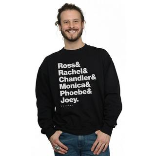 Friends Character Names Sweatshirt  