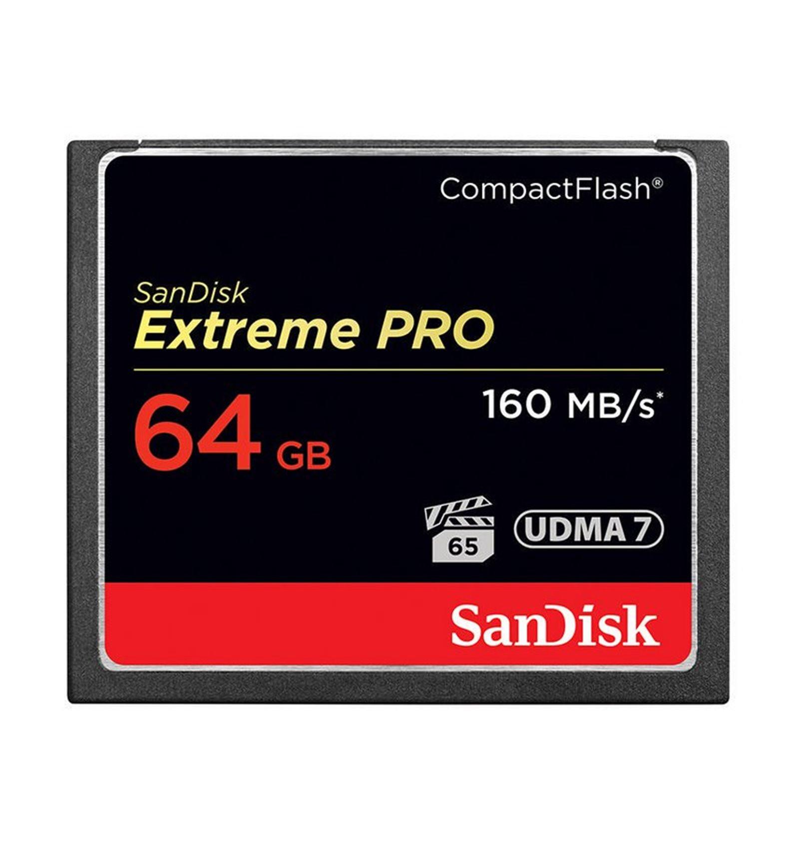 SanDisk  SanDisk 64GB Extreme Pro CF 160MB/s CompactFlash 