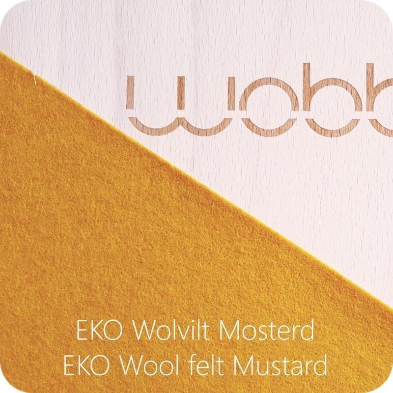 Wobbel  Wobbel Original transparent lackiert / fleece mustard 