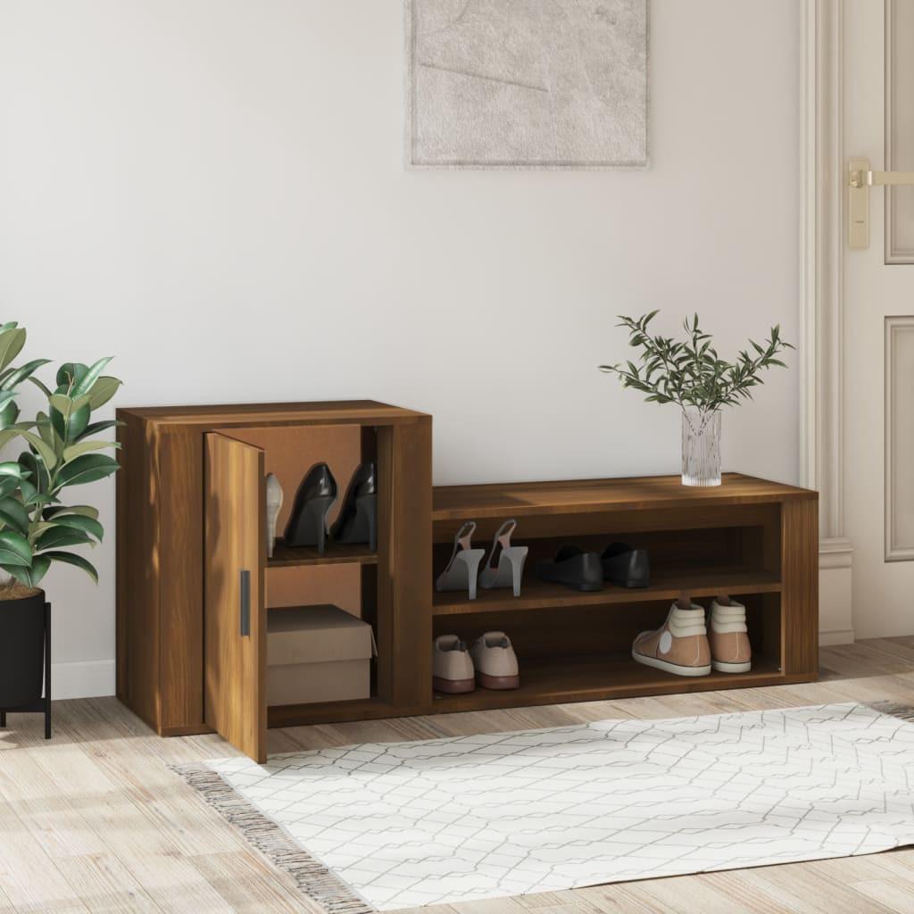 VidaXL Armoire à chaussures bois d'ingénierie  