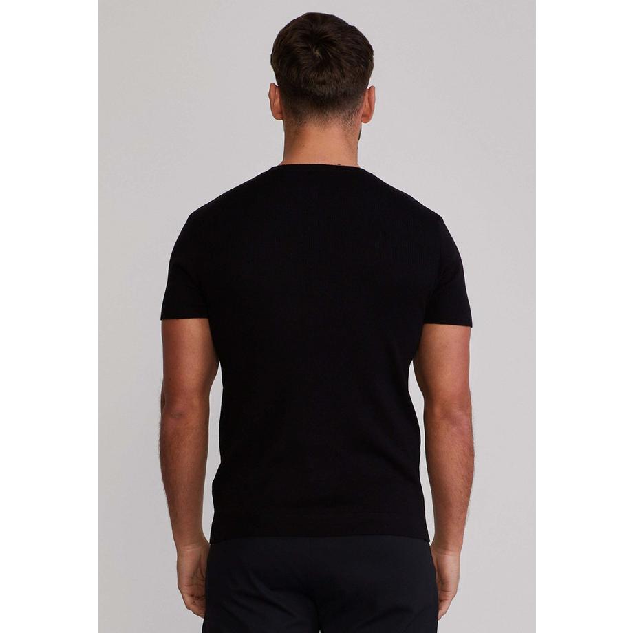 Sik Silk Gestricktes T-Shirt  