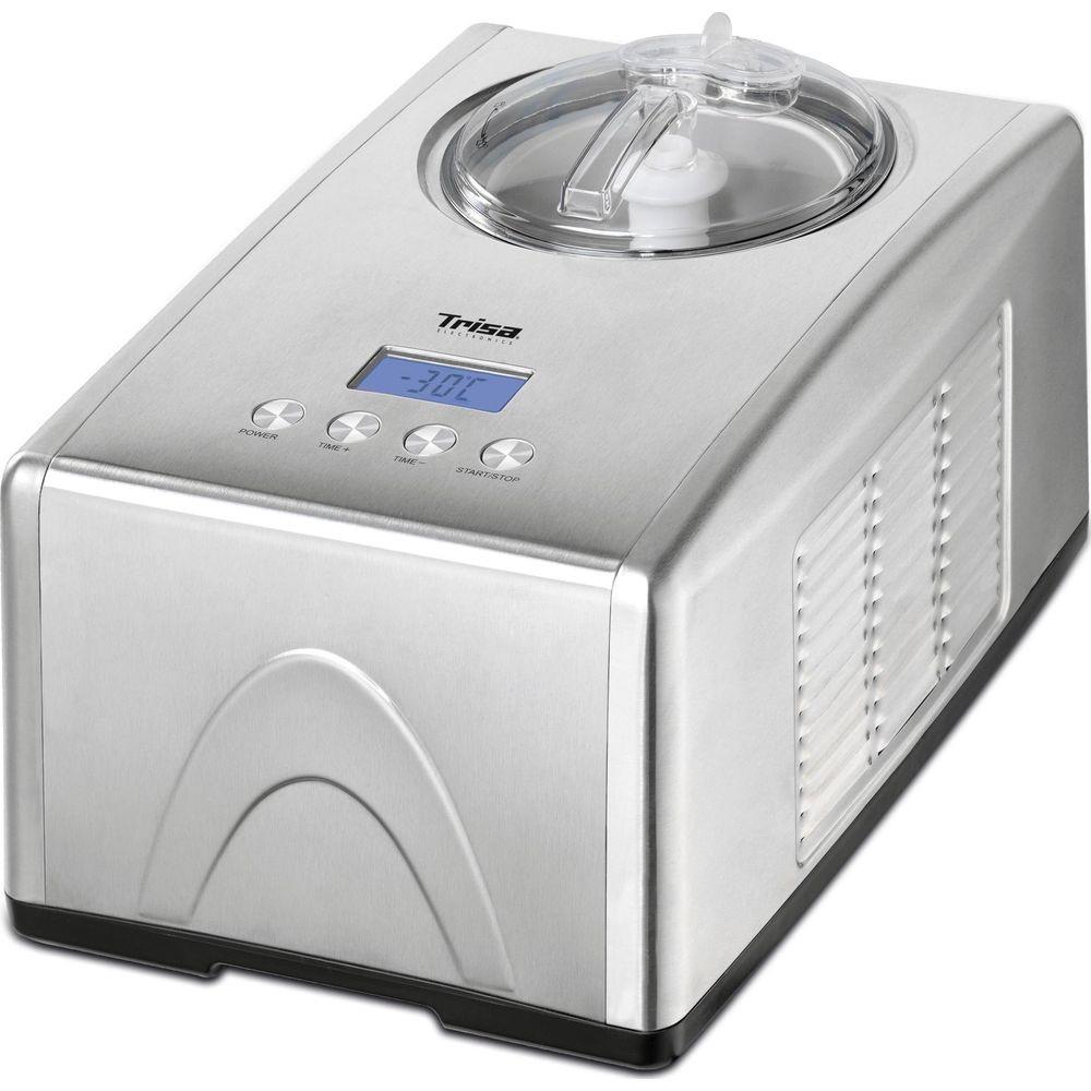 Trisa Trisa Electronics 7722.7545 macchina per gelato Gelatiera compressore 1,4 L 150 W Acciaio inossidabile  