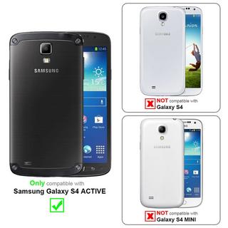 Cadorabo  Films de protection d'écran compatibles avec Samsung Galaxy S4 ACTIVE dans HIGH CLEAR - 10 films de protection hautement transparents contre la poussière, la saleté et les rayures 