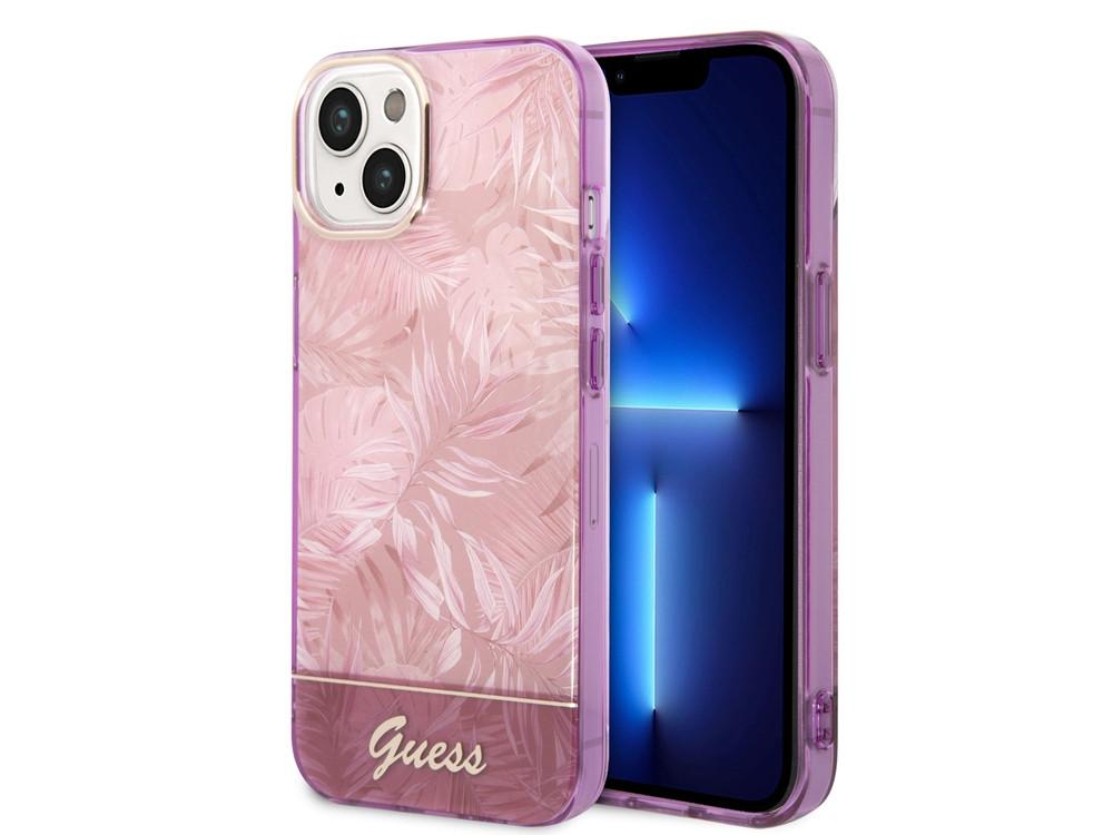 GUESS  Coque pour iPhone 14 Plus TPU Jungle 