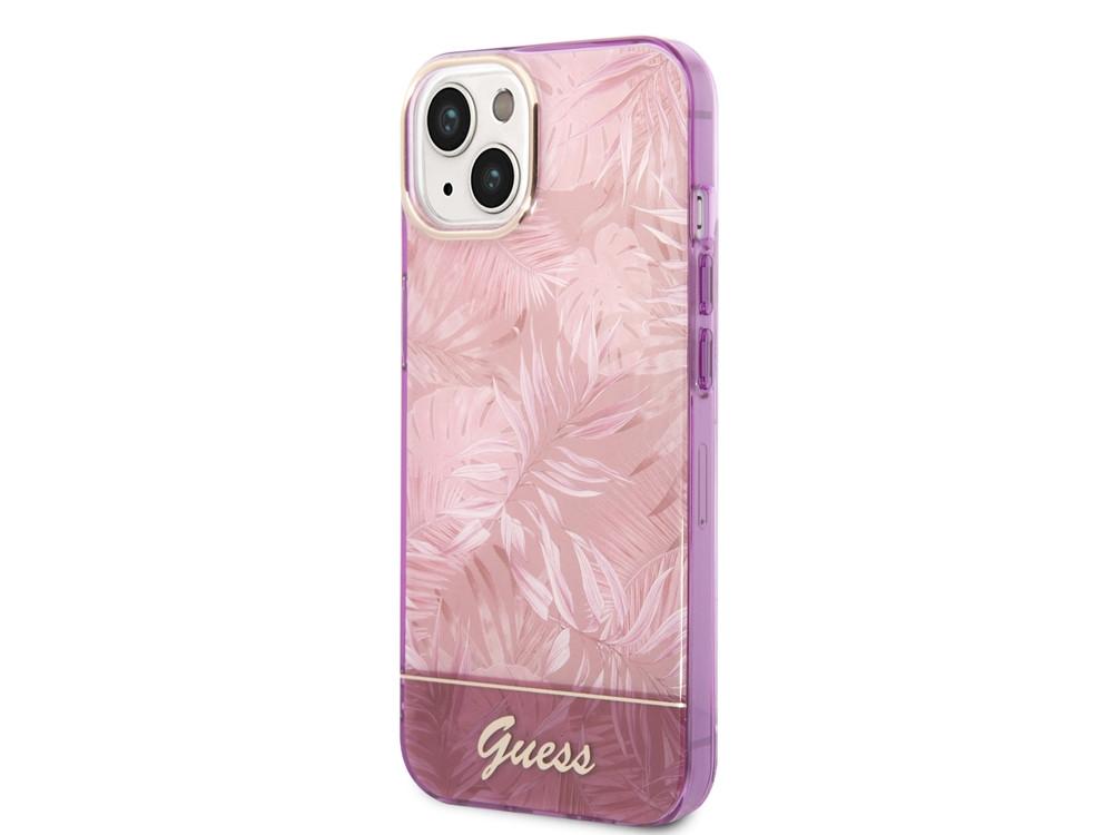 GUESS  Coque pour iPhone 14 Plus TPU Jungle 