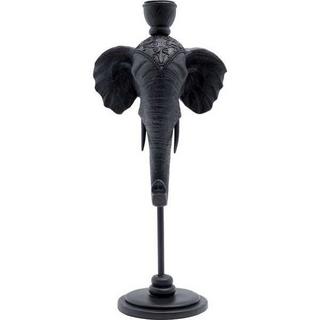 KARE Design Bougeoir Tête d'éléphant noir 36  