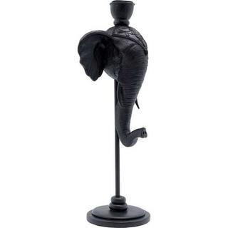 KARE Design Candeliere Testa di elefante nero 36  
