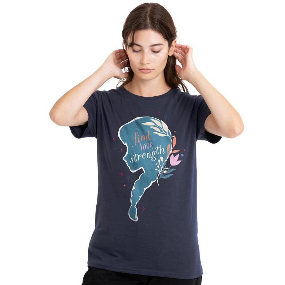 FROZEN  T-ShirtMotif Anna Motiftyle Silhouette Find Your Strength 