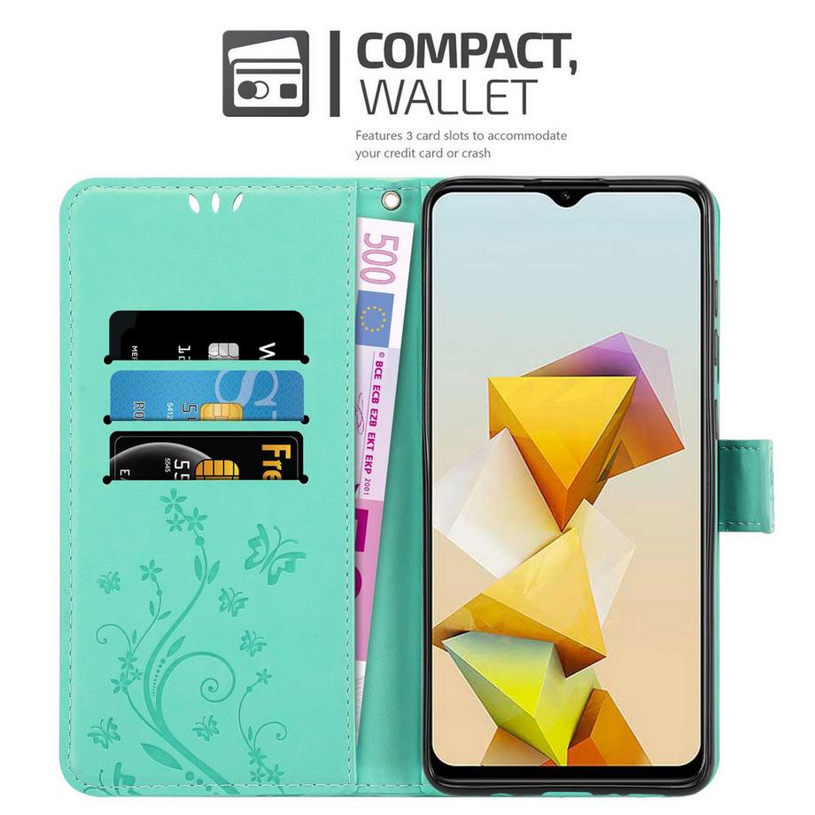 Cadorabo  ZTE Blade A73 5G Hülle mit Blumen Muster 