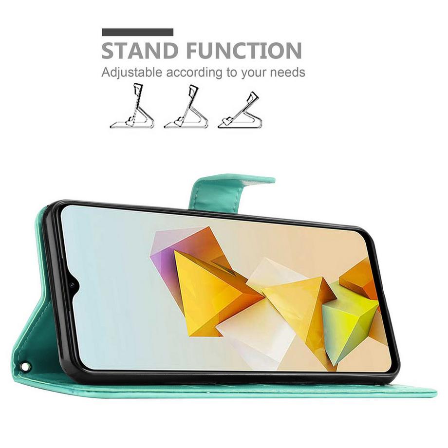 Cadorabo  ZTE Blade A73 5G Hülle mit Blumen Muster 