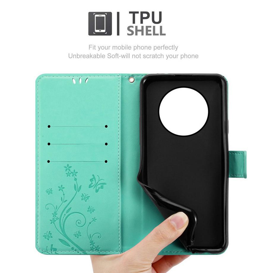 Cadorabo  ZTE Blade A73 5G Hülle mit Blumen Muster 