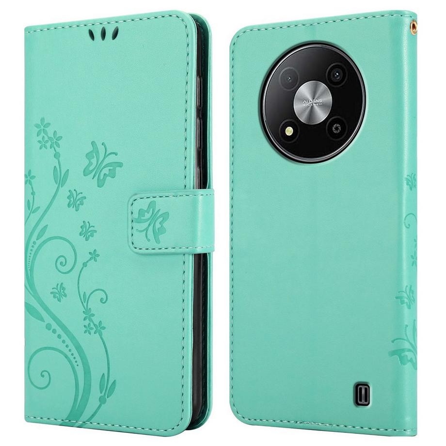 Cadorabo  ZTE Blade A73 5G Hülle mit Blumen Muster 