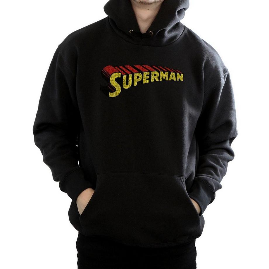 DC COMICS Superman Logo Felpa con cappuccio  