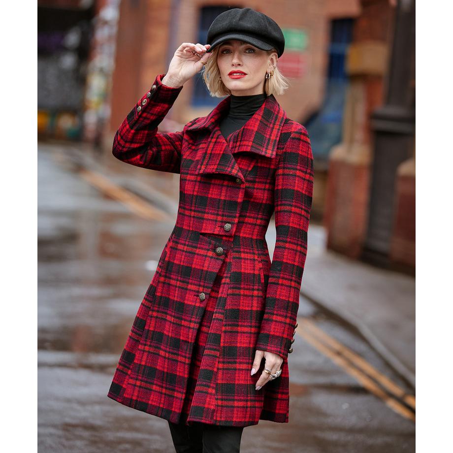 Joe Browns Manteau à Carreaux Jours d'Automne  