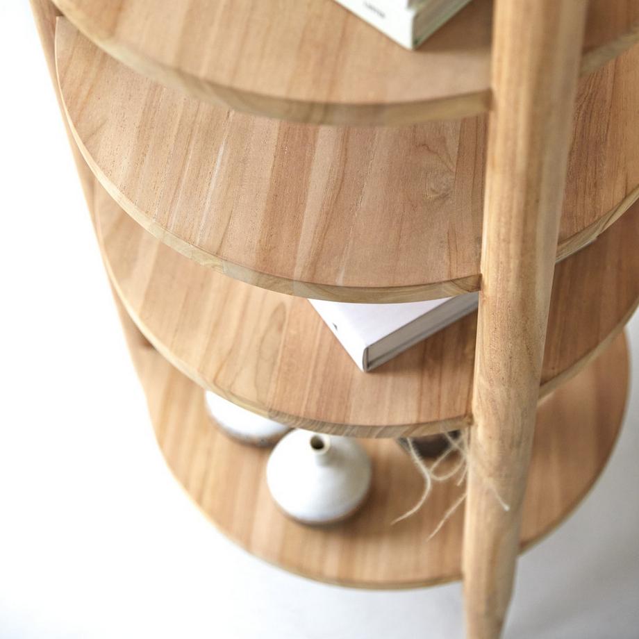 Tikamoon Regal aus massivem Teak Poline  