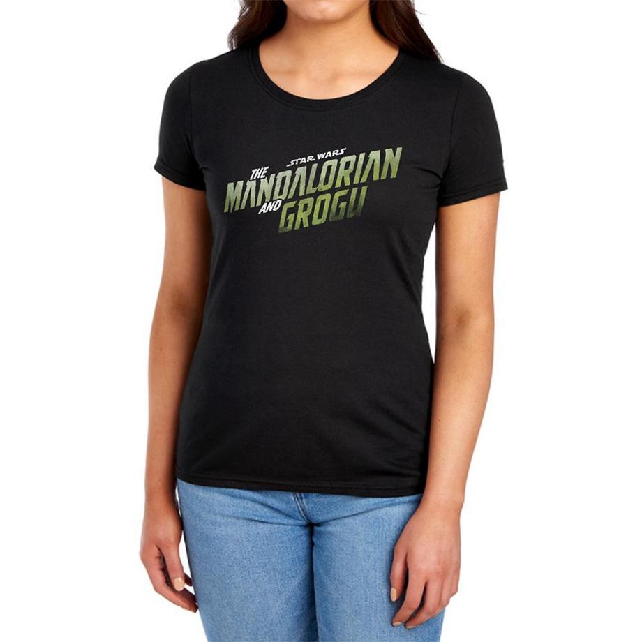Star Wars: The Mandalorian T-Shirt en Coton Ringspun avec Motif Grogu  