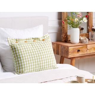 Beliani Dekokissen aus Polyester Landhausstil TALYA  
