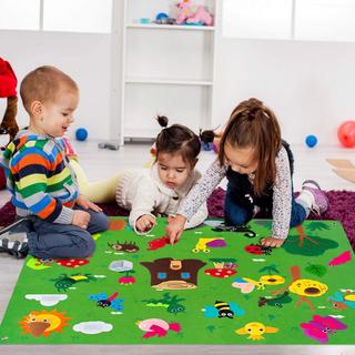 Activity-board  Insekt Lektion Filzbrett Geschichte Set für Kinder lernen Bildung 