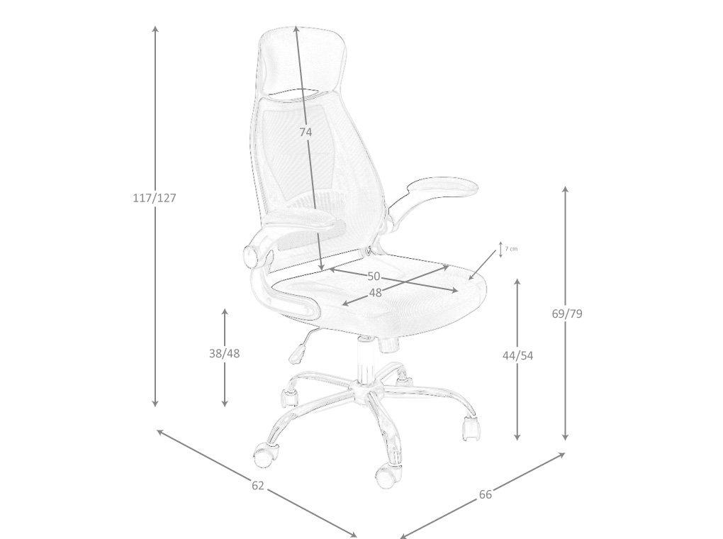 ANGEL CERDA Bürodrehstuhl ausem Stoff  
