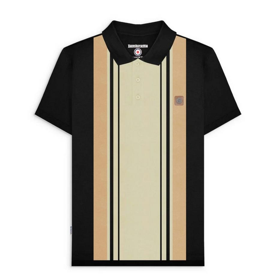 Classic Maglietta Polo Filato A Riga Tinta Logo