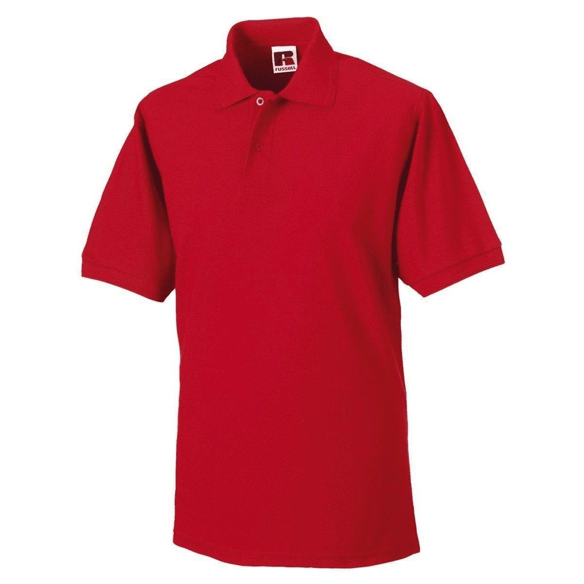 Russell Ripple Collar Cuff Kurzarm Polo Shirt  