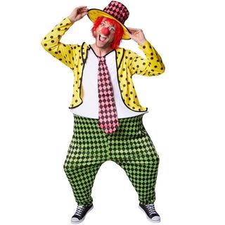 Tectake  Costume da uomo - Pingue clown Pepe 