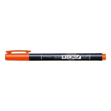TOMBOW Kalligraphie Stift Hard WS-BH28 Fudenosuke, orange