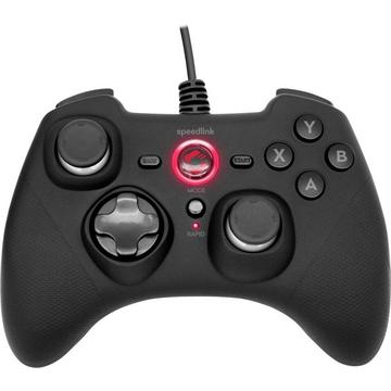 RAIT Gamepad - for PC/PS3/Switch, rubber-black
