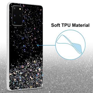 Cadorabo  Hülle für Samsung Galaxy S20 PLUS TPU Silikon mit funkelnden Glitter 