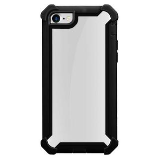 Cadorabo  Housse compatible avec Apple iPhone 7 / 7S / 8 / SE 2020 - Coque de protection 2 en 1 avec bord en silicone TPU et dos en verre acrylique 