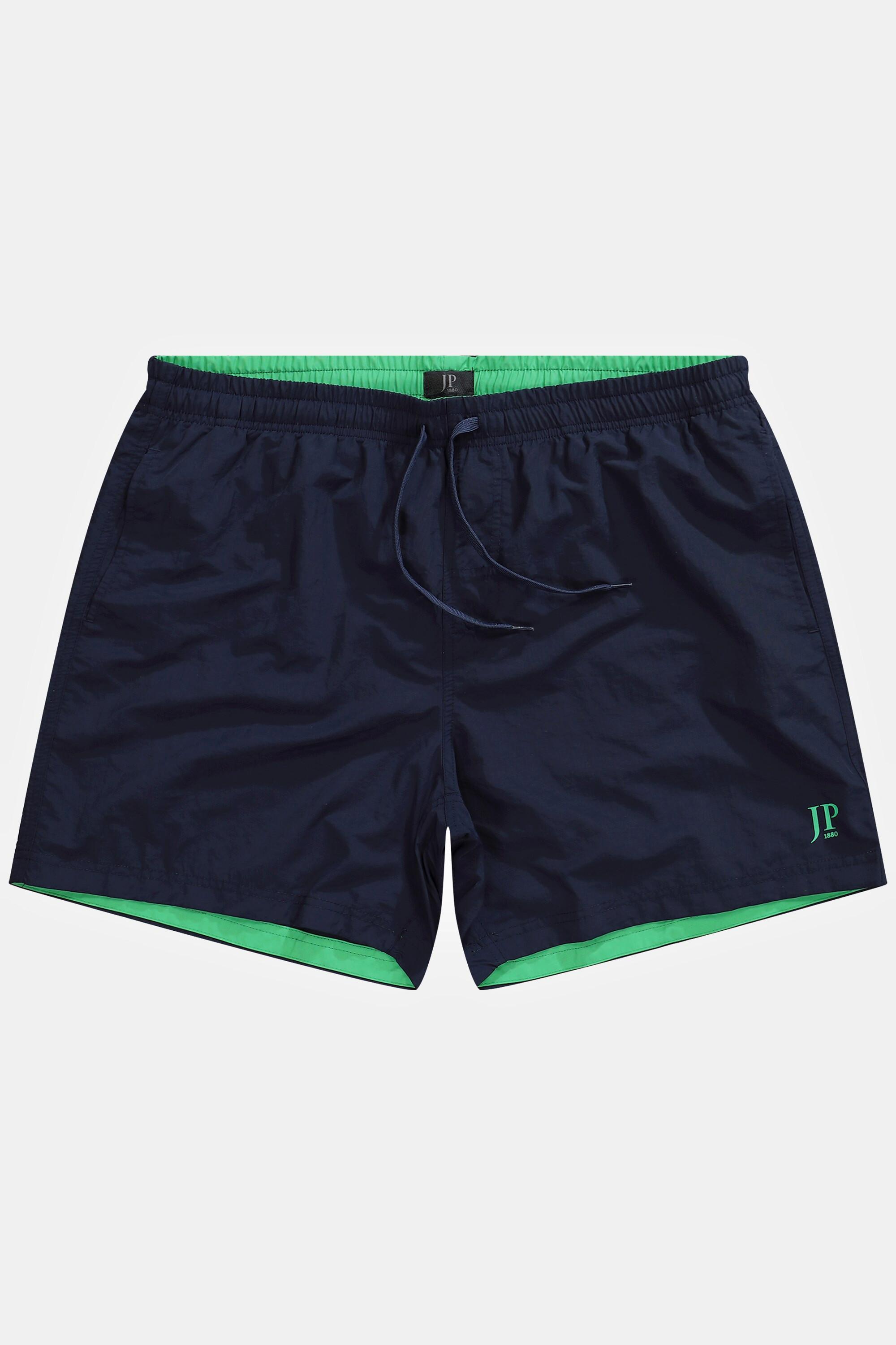 JP1880  Shorts da mare con cintura elastica, disponibili fino alla tg. 8XL 