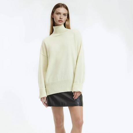 La Redoute Collections Woll Kaschmir Rollkragenpullover  