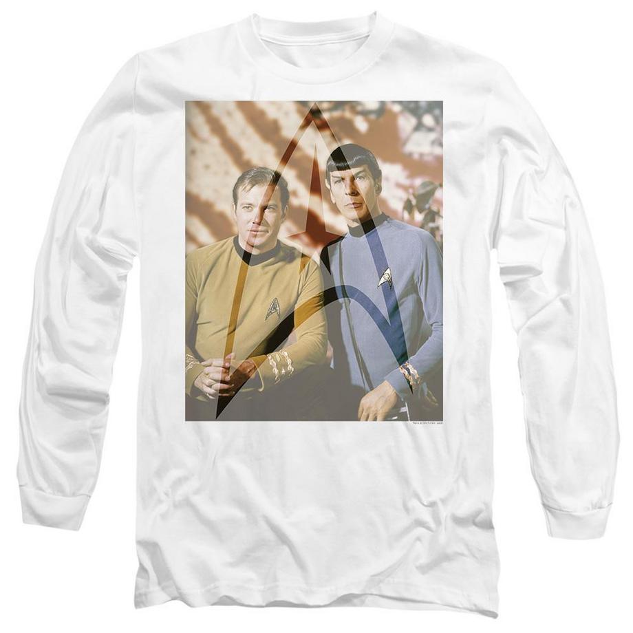 Star Trek Classic Duo T-Shirt Maniche Lunghe  