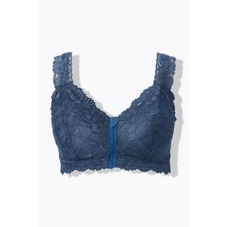 Ulla Popken Bralette Dentelle Fermeture Eclair sans Armatures  