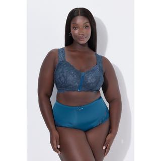 Ulla Popken Bralette Dentelle Fermeture Eclair sans Armatures  