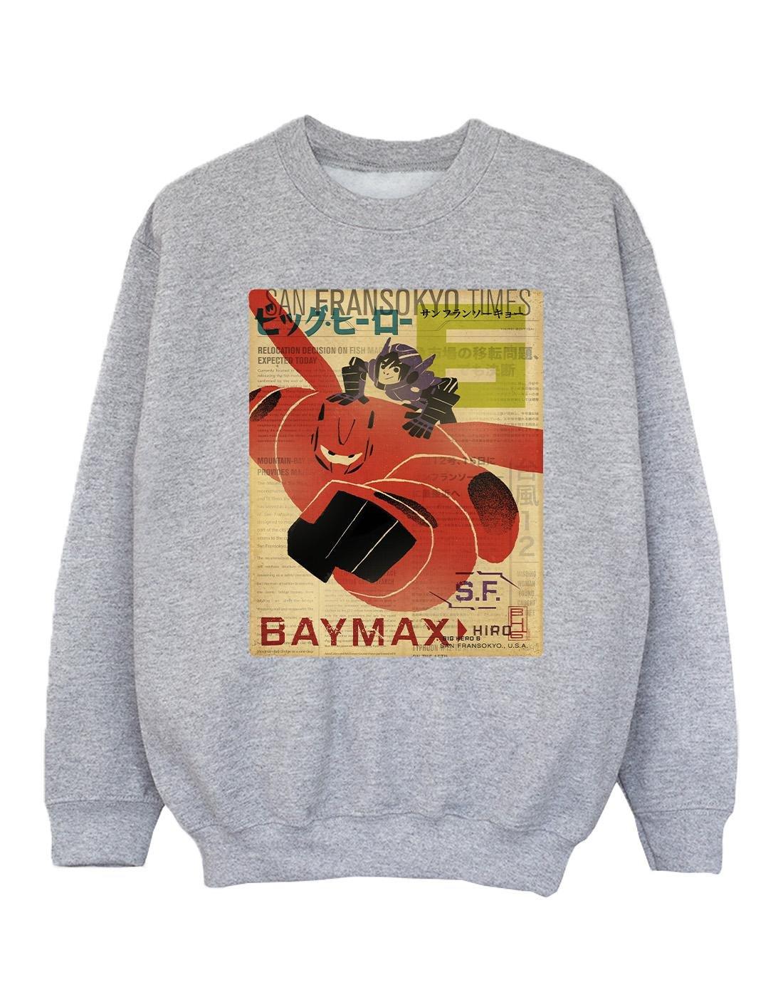 Disney  Sweat BIG HERO BAYMAX FLYING BAYMAX NEWSPAPER 