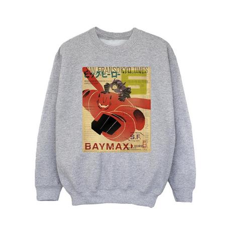 Disney  Sweat BIG HERO BAYMAX FLYING BAYMAX NEWSPAPER 