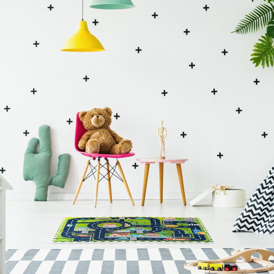 B2X  Puzzlematte Straße 