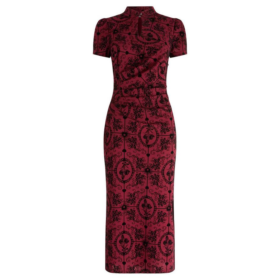 Joe Browns Abito Midi Elasticizzato con Motivo Floccato  