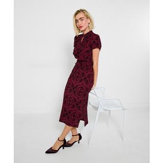 Joe Browns Stretch Midikleid mit Flockmuster  