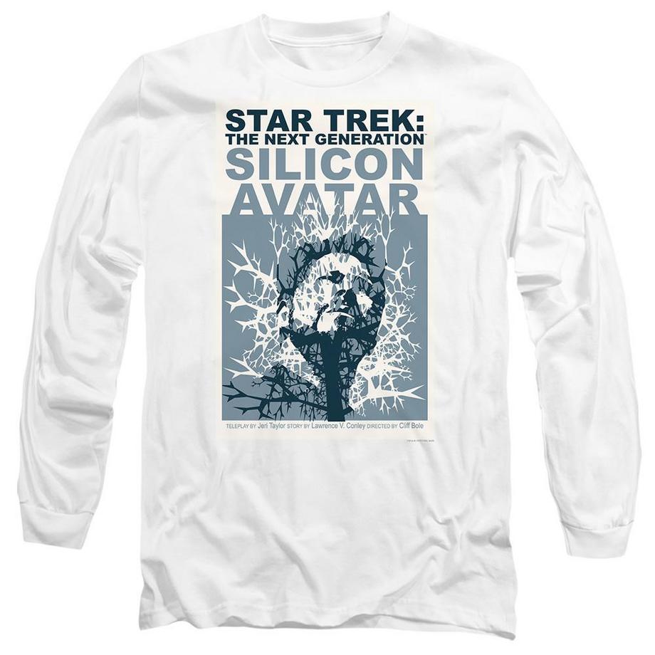 Star Trek Star Trek The Next Generation Silicon Avatar T-Shirt Maniche Lunghe  