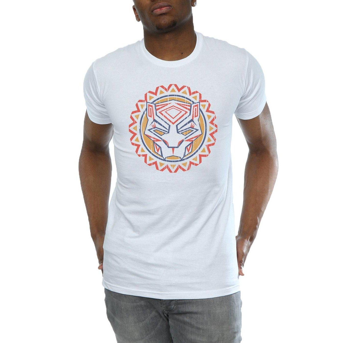 MARVEL  Black Panther Tribal Panther Icon TShirt 