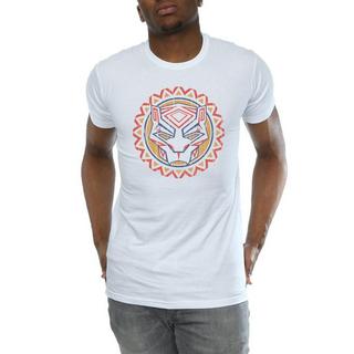 MARVEL  Black Panther Tribal Panther Icon TShirt 