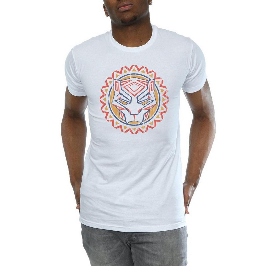 MARVEL T-shirt Black Panther Tribal Mask  
